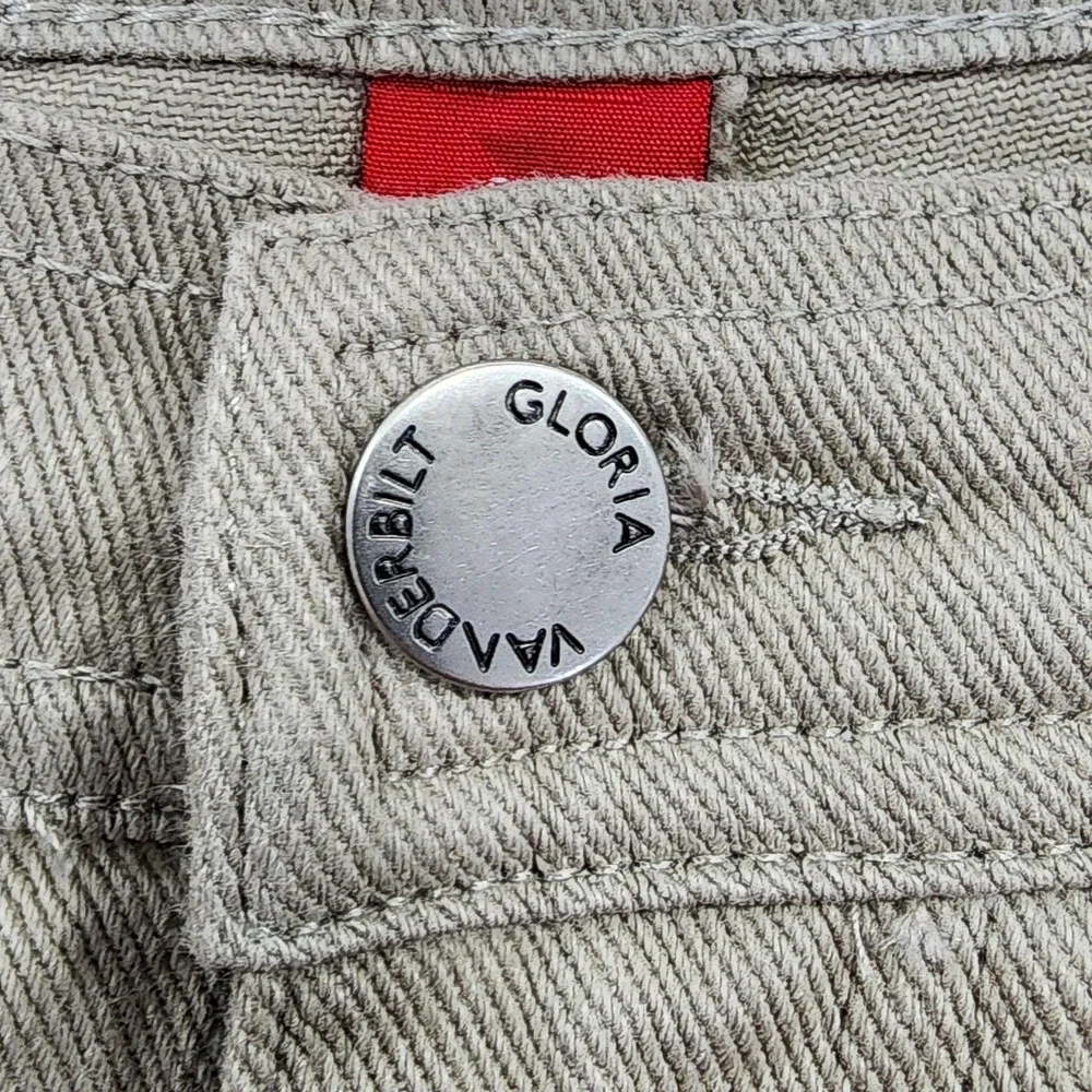 NEW Vintage 90s Gloria Vanderbilt Jeans Womens 12 Beige Tan High Rise Tapered‎